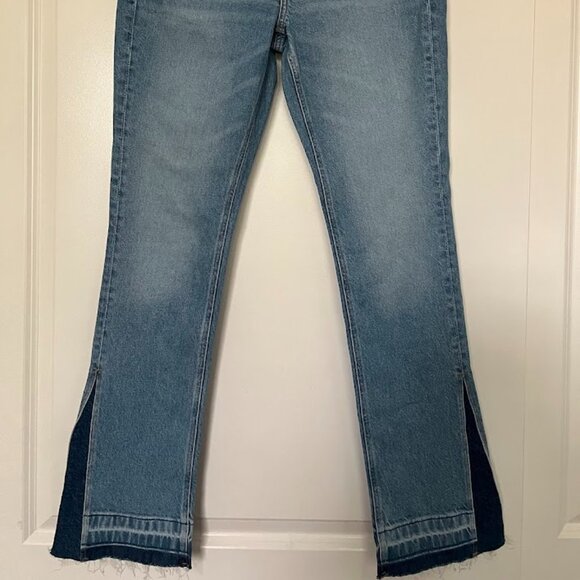 NWT American Eagle 90s Low Rise Skinny Kick Stretch Boot Cut Jeans 4, 27W NEW - Picture 2 of 14